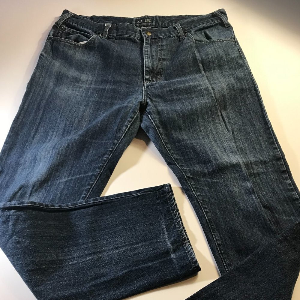 Armani Jean Waistline 36/Length 42/Inseam 32 Activewear Blue Jeans #108